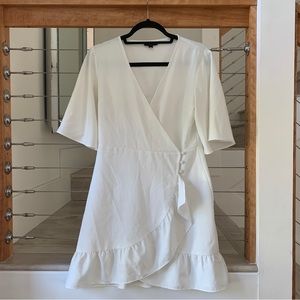 White Wrap Dress